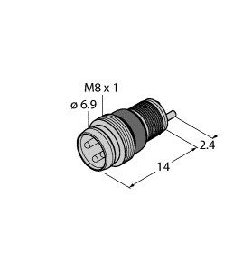 M8 x 1 / Ø 8 mm ԲͷӲ ESGP4LͼƬ