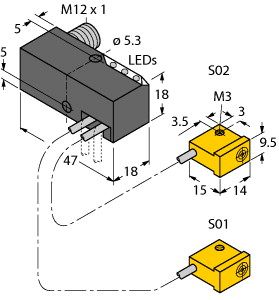 ʽ NI2-Q9.5-AP6-0.2-FS4.4X3/S304ͼƬ