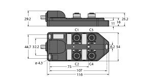 ԴߺУM12x1 TB-4M12-5P3-5/TXLͼƬ